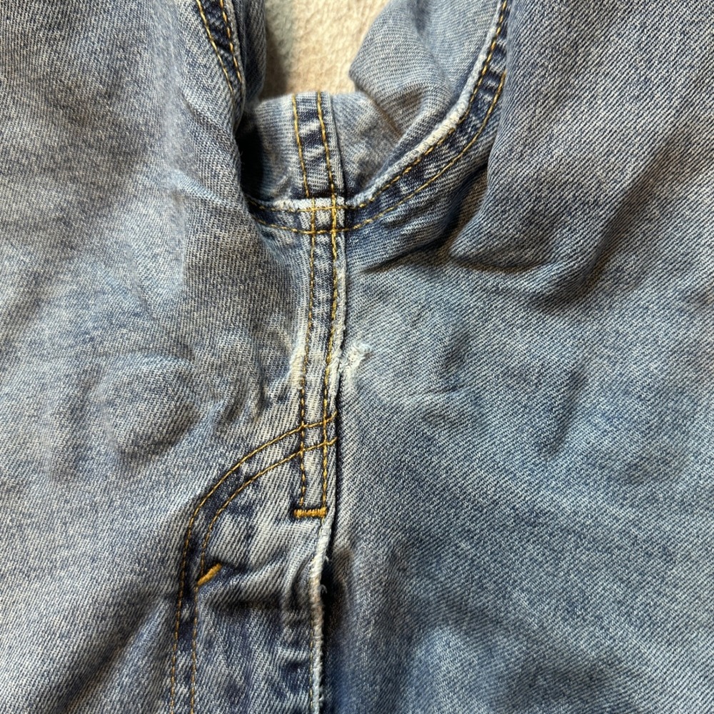 Levi's 541 Jeans Mens 34x34 (34x31) Blue Athletic Denim Medium Wash Distressed - Picture 7 of 12